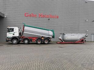 Scania G410 8x4 Euro 6 Wechselaufbau Hardox Mulden Kipper Meiller Aspha asphalt plant