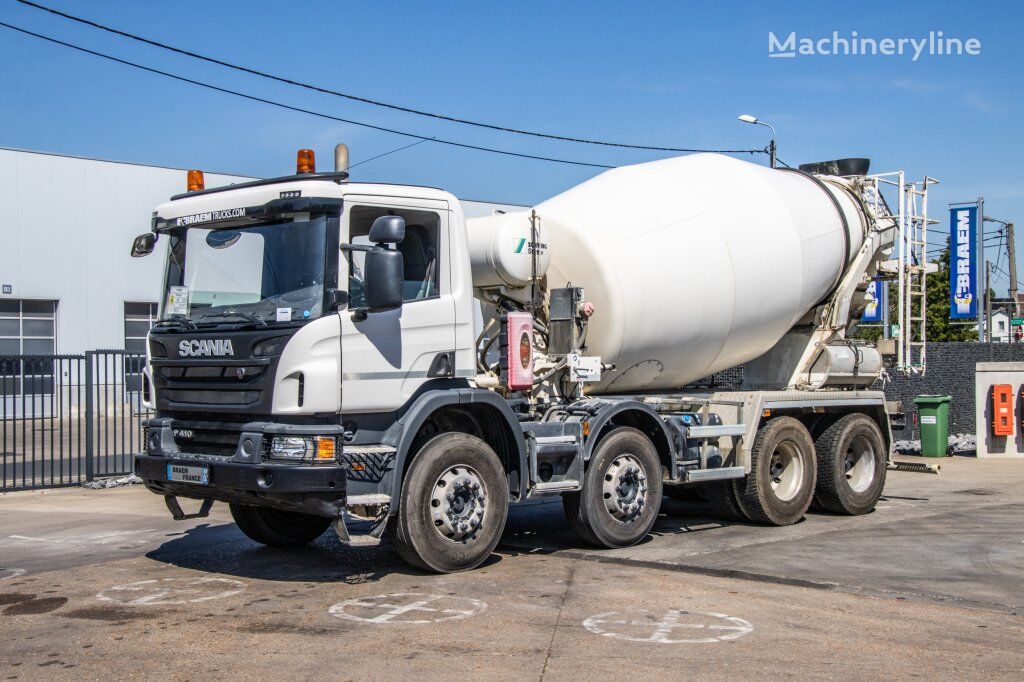 Scania P410+E6+STETTER 9M³ concrete mixer truck