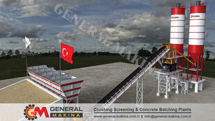 new GENERAL MAKİNA Best Price Stationary Concrete Batching concrete plant