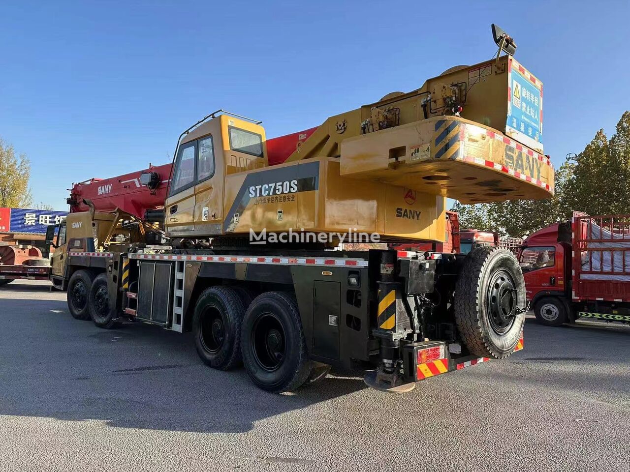 Sany  Sany STC750S 75 ton used mobile truck crane mobile crane