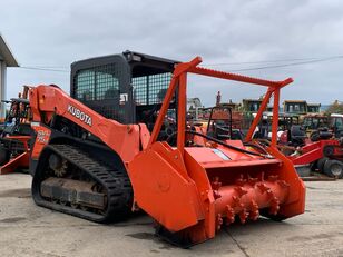 Kubota SVL75-2+Topcat Mulcher skid steer