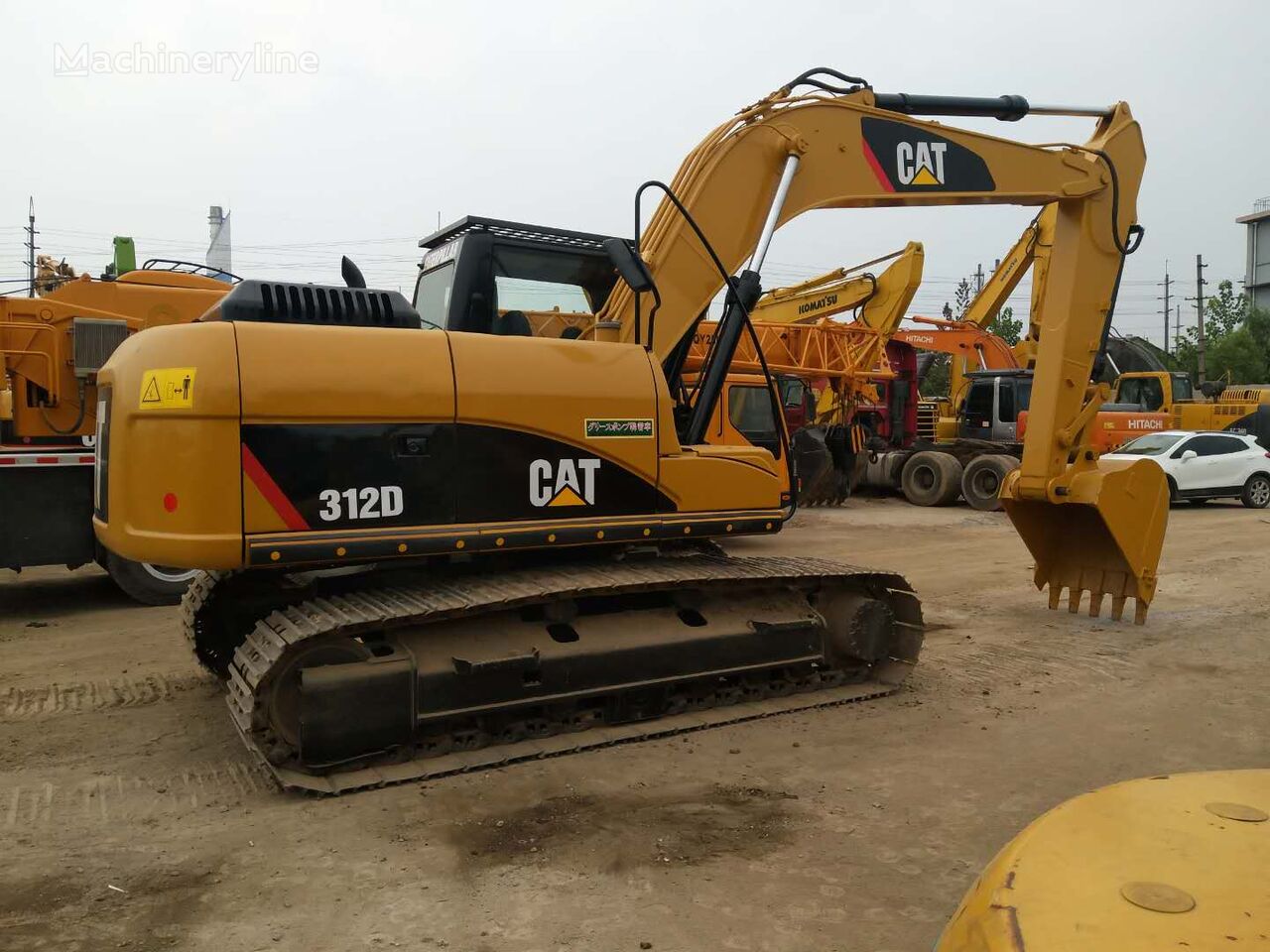 Caterpillar 312D tracked excavator
