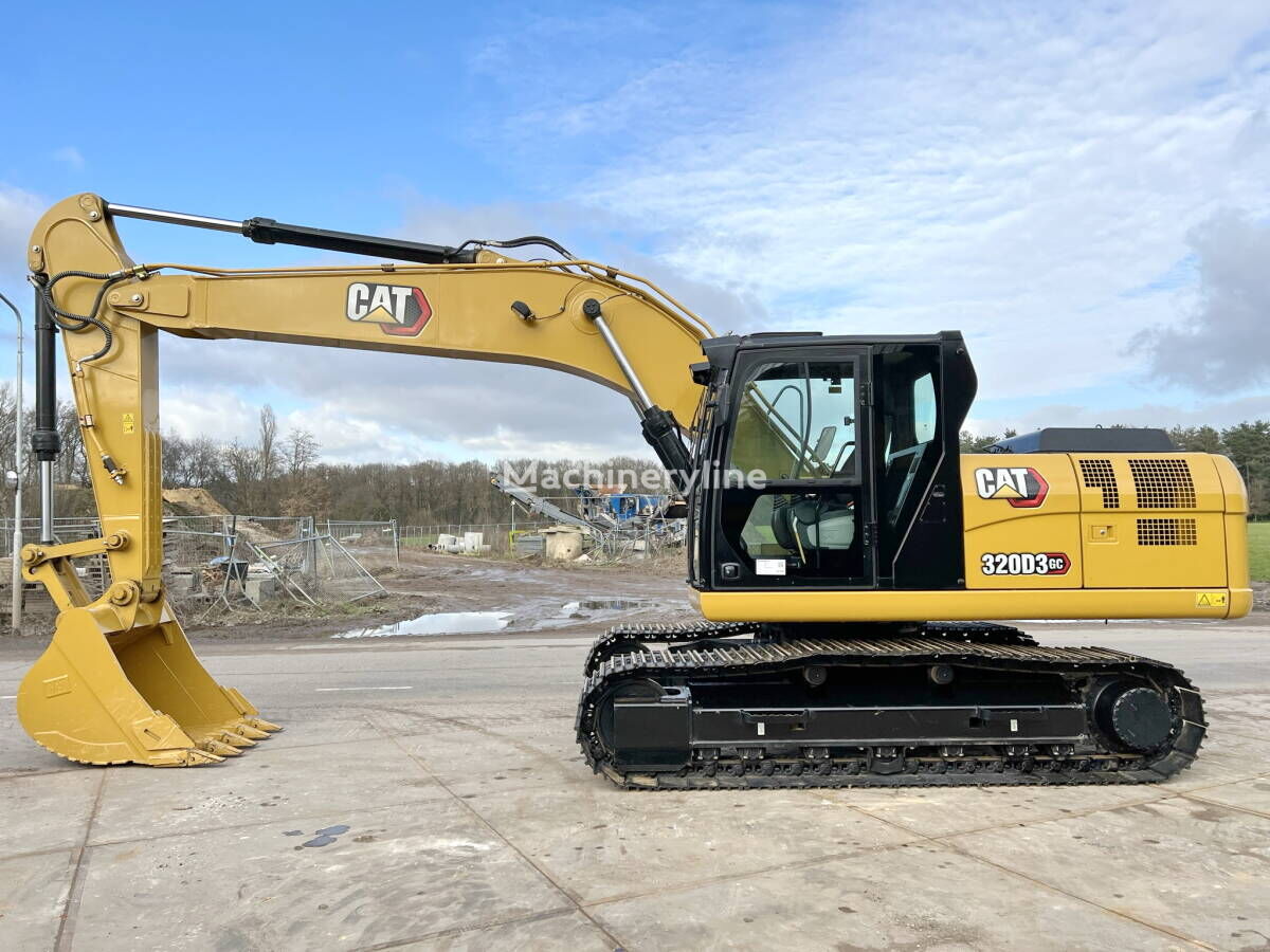new Caterpillar 320D3 GC tracked excavator