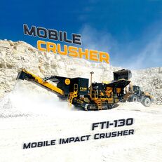 new FABO FTI-130 MOBILE IMPACT CRUSHER 400-500 TPH | AVAILABLE IN STOCK tracked excavator