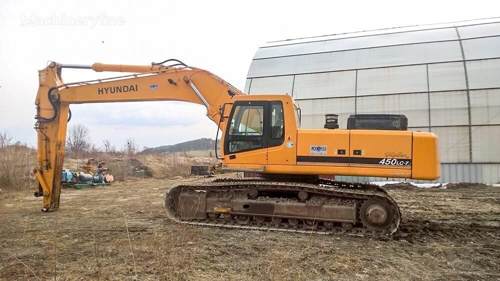 Hyundai R450LC-7 tracked excavator