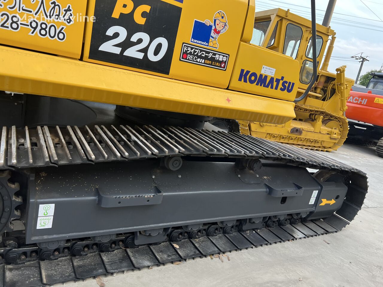 Komatsu PC220-8 tracked excavator